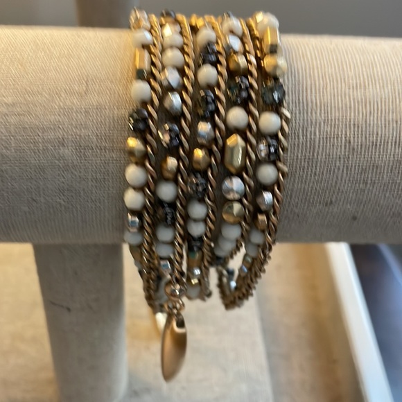 Stella &Dot Zoe Lariat Necklace Gold - Picture 3 of 4